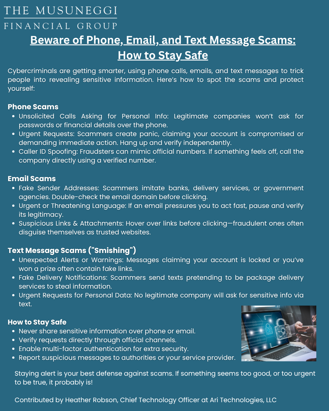 Beware of Phone, Email, and Text Message Scams: How to Stay Safe - The ...